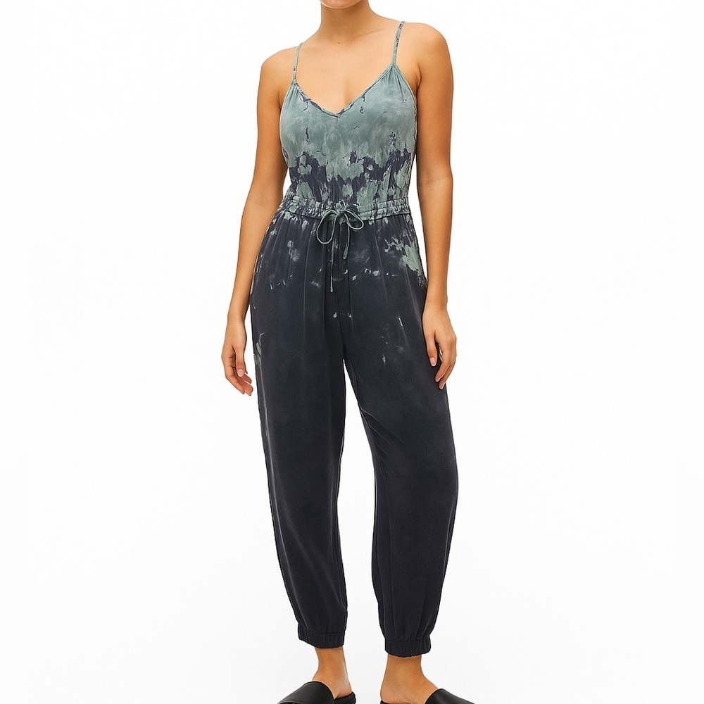 India Boutique Gypsy Stylish Tie-Dye Jumpsuit NWT
